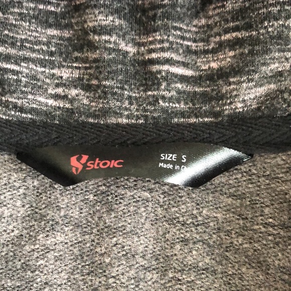 Womens stoic hoodie. Size small. Drop hem in back. Princess seams. - Picture 3 of 5